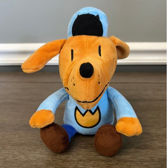 Merry Makers Dav Pikey Dog Man Plush - Picture 1 of 5